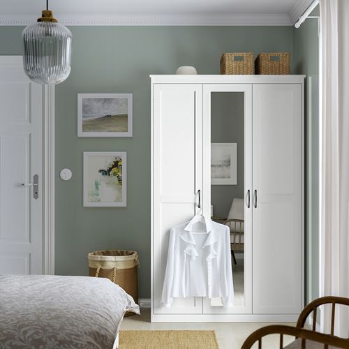 IKEA - SONGESAND, wardrobe, white, 120x60x191 cm