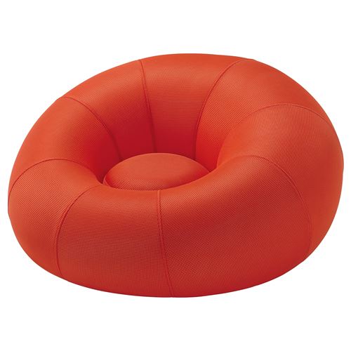 IKEA - BRANNBOLL, inflatable gaming lounge chair, bright orange