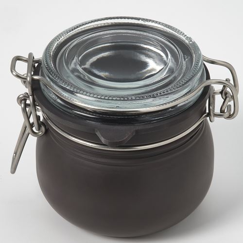 IKEA - KORKEN, kapaklı cam kavanoz, karışık renkler, 13 cl
