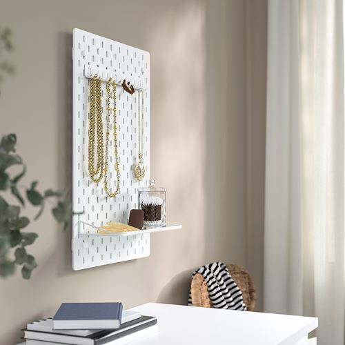 IKEA - SKADIS, çok amaçlı pano parçası, beyaz