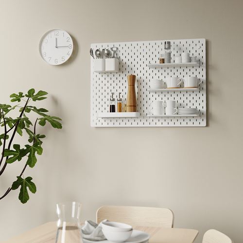 IKEA - SKADIS, çok amaçlı pano parçası, beyaz