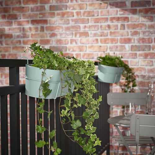 IKEA - VITLÖK, çiçeklik, turkuaz, 56x20 cm