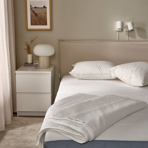 IKEA - GRASROTSFLY, single duvet, white, cool