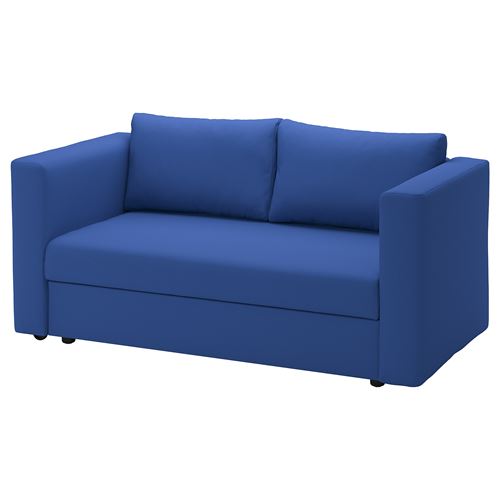 IKEA - SKÖNABACK, 2-seat sofa-bed, knisa bright blue