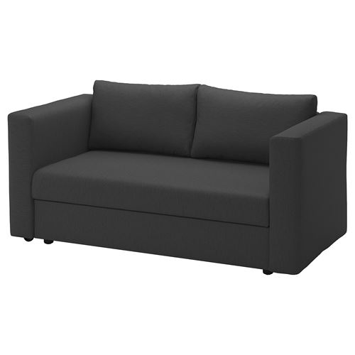 IKEA - SKÖNABACK, 2-seat sofa-bed, knisa dark grey