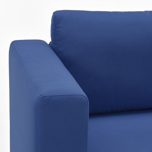 IKEA - SKÖNABACK, 2-seat sofa-bed, knisa bright blue