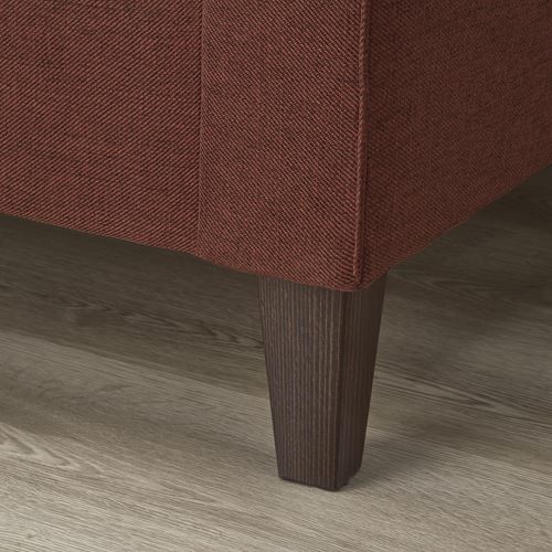 IKEA - EKHOLMA, 2-seat sofa, kilanda brown-red