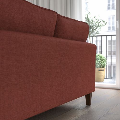 IKEA - EKHOLMA, 2-seat sofa, kilanda brown-red