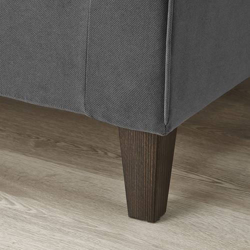 IKEA - EKHOLMA, 3'lü kanepe, hakebo koyu gri