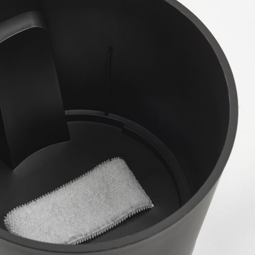 IKEA - VARDTRAD, sulama düzenekli saksı, antrasit, 12 cm