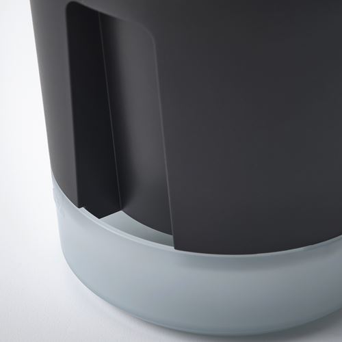 IKEA - VARDTRAD, self-watering plant pot, anthracite, 9 cm