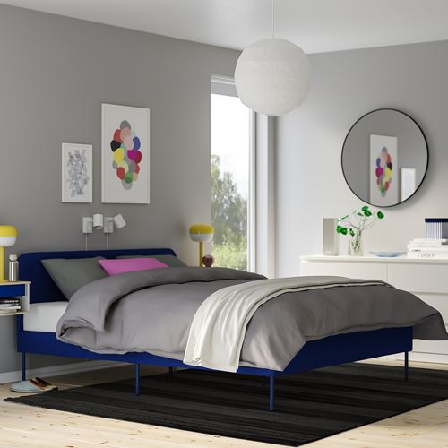 IKEA - LANDSVAG, büyük halı, koyu gri, 200x300 cm