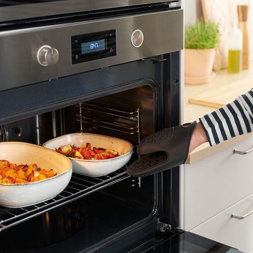 IKEA - SANDVIVA, fırın eldiveni, koyu gri