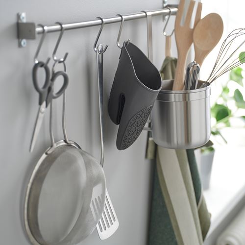 IKEA - SANDVIVA, fırın eldiveni, koyu gri