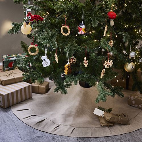 IKEA - VINTERFINT, tree skirt, natural