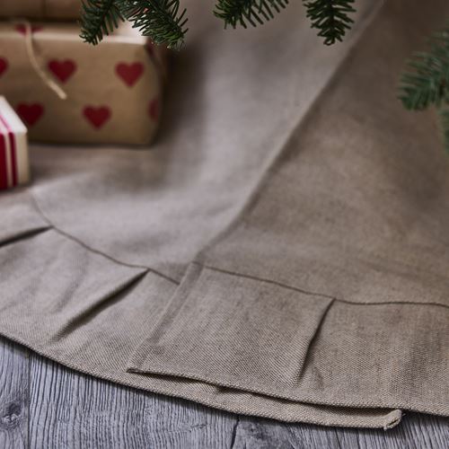 IKEA - VINTERFINT, tree skirt, natural