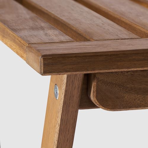 IKEA - NAMMARÖ, foldable table, light brown, 108x37 cm