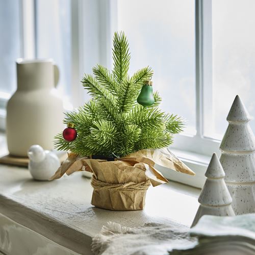 IKEA - VINTERFINT, yapay bitki, yeşil, 9 cm