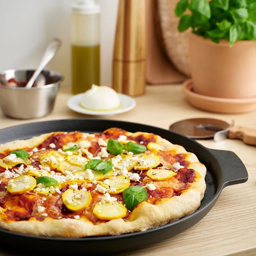 IKEA - HAVSTULPAN, pizza tin, cast iron, 35 cm