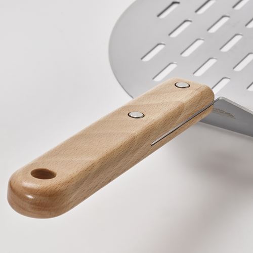 IKEA - GRILLTIDER, pizza küreği, paslanmaz çelik-kayın, 57 cm