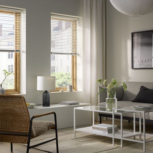 IKEA - VECKLARFLY, venetian blind, white, 60x155 cm