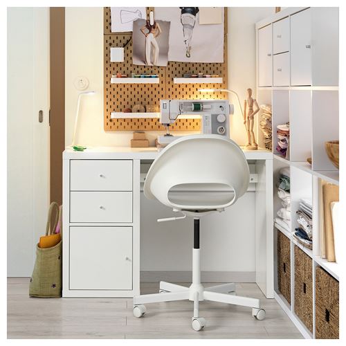 IKEA - KALLAX, desk, white