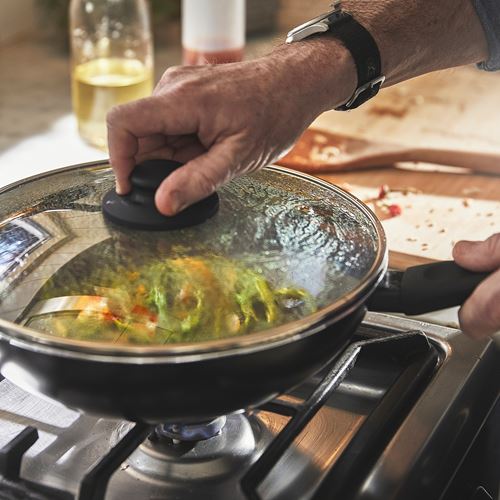 IKEA - HEMLAGAD, wok, non-stick coating-black, 28 cm