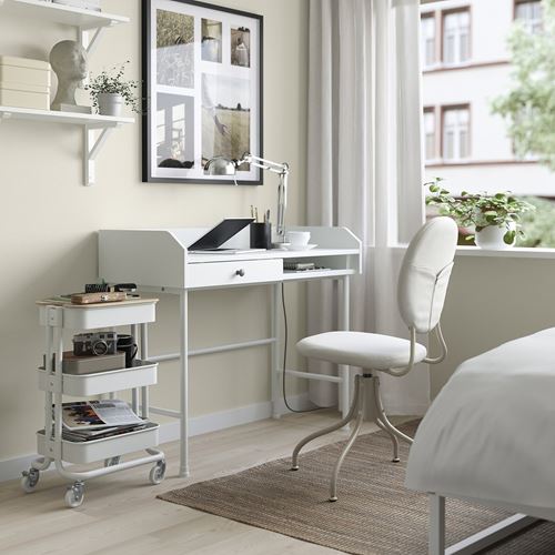 IKEA - RASKOG, trolley, white, 28x38x61 cm