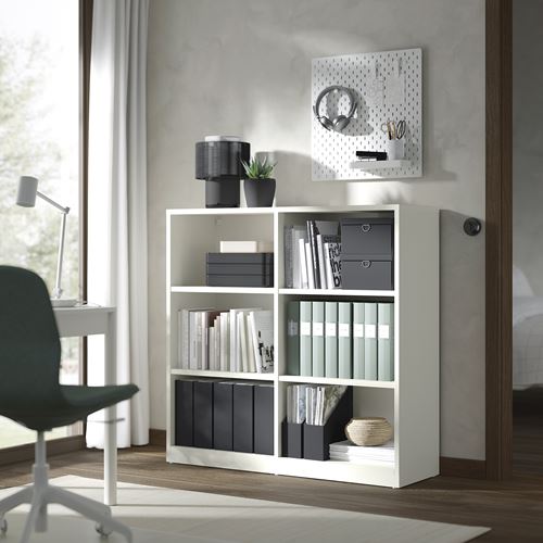 IKEA - TONSTAD, open storage unit, off white, 120x37x116 cm