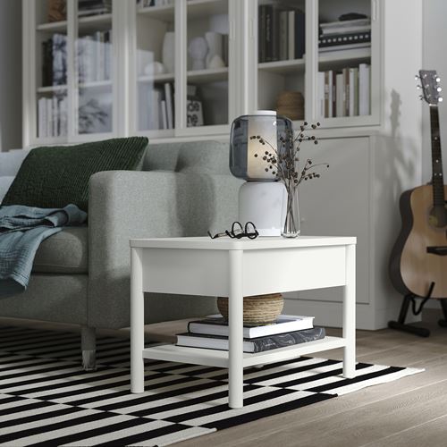 IKEA - TONSTAD, side table, off white, 64x40 cm