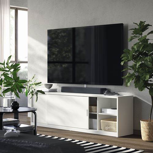 IKEA - TONSTAD, tv bench, off white, 177x37x56 cm