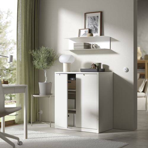 IKEA - TONSTAD, cabinet with doors, off white, 81x47x91 cm