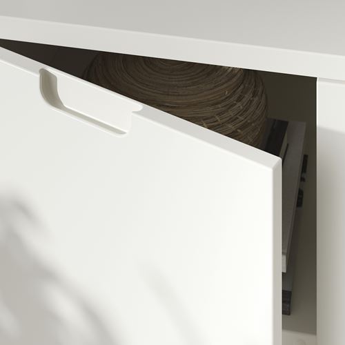 IKEA - TONSTAD, cabinet with doors, off white, 81x47x91 cm