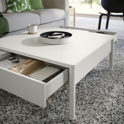 IKEA - TONSTAD, coffee table, off white, 84x82 cm