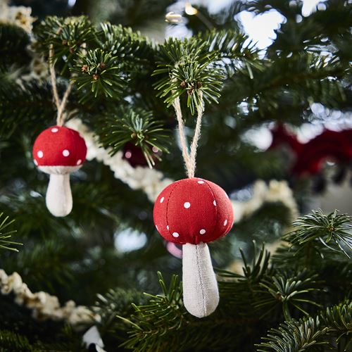 IKEA - VINTERFINT, tree ornament, red