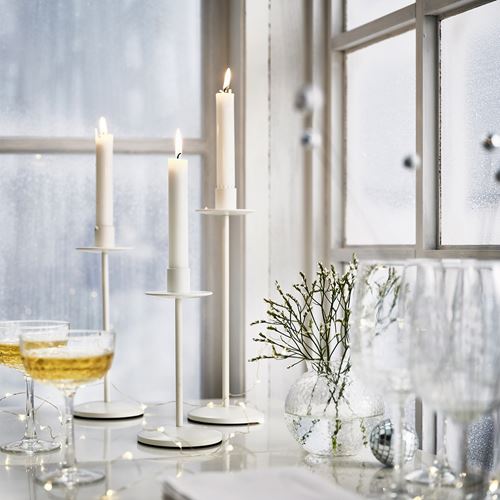 IKEA - FRÖJDA, candlestick, white