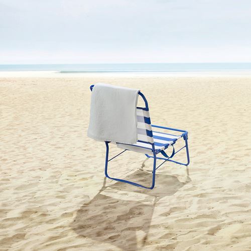 IKEA - STRANDÖN, plaj sandalyesi, mavi-beyaz