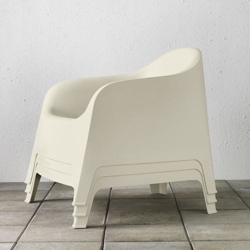 IKEA - SKARPÖ, garden armchair, beige
