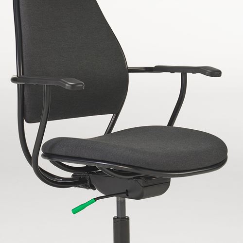 IKEA - LÖPARBANA, gaming chair, vissle dark grey