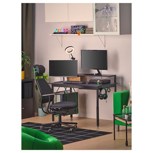 IKEA - LÖPARBANA, gaming chair, vissle dark grey