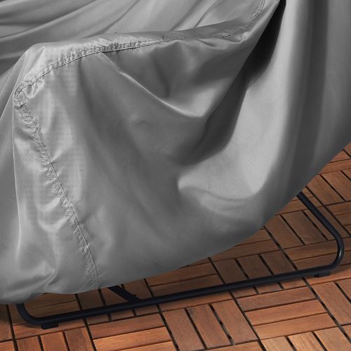 IKEA - KUGGASKAR, dış mekan mobilya kılıfı, gri, 150x150 cm