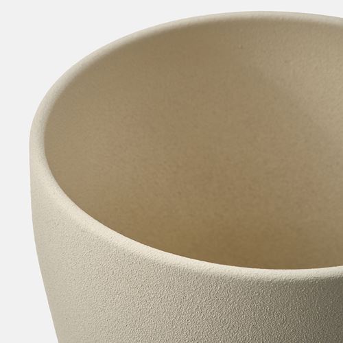 IKEA - PERSILLADE, earthenware plant pot, light beige, 12 cm