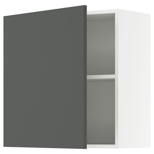 IKEA - KNOXHULT, kapaklı duvar dolabı, koyu gri, 60x60 cm