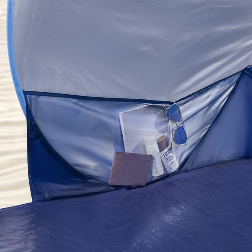 IKEA - STRANDÖN, açılabilir güneş-rüzgar koruyucu, mavi