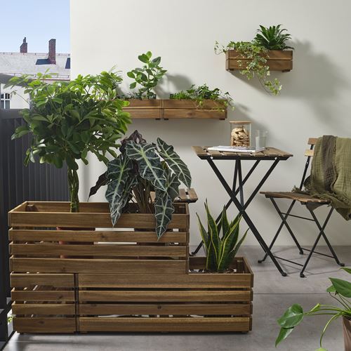 IKEA - STJARNANIS, çiçeklik, akasya, 75x27 cm