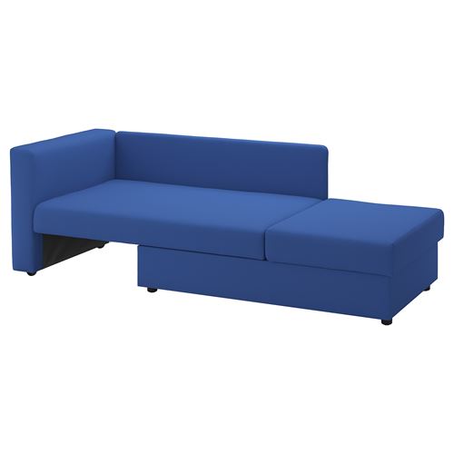 IKEA - SKÖNABACK, 2-seat sofa-bed, knisa bright blue