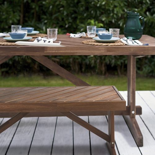 IKEA - NORRMANSÖ, garden bank, acacia, 100 cm