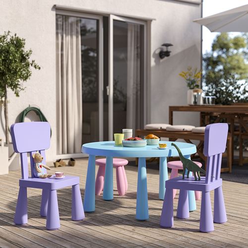 IKEA - MAMMUT, children's chair, lilac