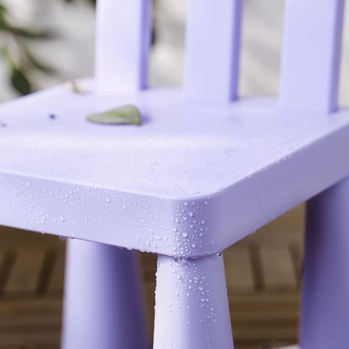 IKEA - MAMMUT, children's chair, lilac