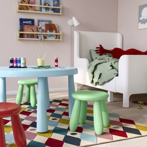 IKEA - MAMMUT, children's stool, light green